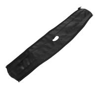 Tofficu Stroller Handle Cover Sleeve Removable and Pu Leather Black with Zipper, Wear-Resistant Ergonomic Handlebar Protector for Strollers, for Extended Trips and City Walks