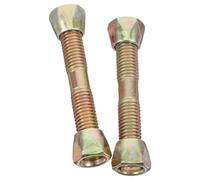 Tofficu Swing Chair Screws 2Pcs Set Metal Finish Spring Hooks for Mounting Hanging Baskets and Cradle Chairs, Suitable for Patio and Outdoor Use