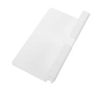 Tofficu Tablet Wall Mount Holder for Smartphones Tablets White Adhesive Acrylic Stand with Cable Management Groove and Charging Hole, Universal Hands-free Wall Dock for E-readers