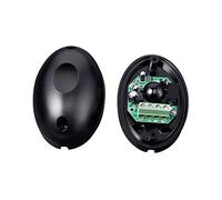 Tofficu Theft Infrared Radiation Detectors with Rain Cover Single Beam Alarm for Indoor Outdoor Security Ce Rohs Certified Black Pair