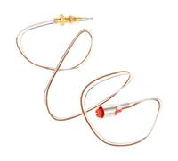 Tofficu Thermocouple for Stove and Furnace Sensor 70cm Short Ignitor Needle Flame Failure Safety Device Replacement Part for Gas Heaters and Fireplaces