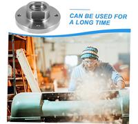 Tofficu Threaded Woodworking Lathe Faceplate Steel Backplate Adapter with Thread and Four Precise Clamping for Wood Lathe Turning