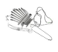 Tofficu Thumb Piano Kalimba Crystal 8-key Mini Portable Finger Piano for Beginners, On-the-go Musicians, Camping Trips and Travel Adventures