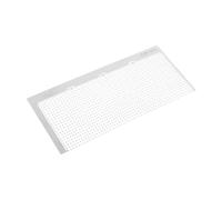 Tofficu Tool Set Rhinestone Mesh Ruler Embroidery Mesh Ruler DIY Rhinestone Drawing Round Full Drill Tool Embroidery Accessory Craft Silver Stainless Steel