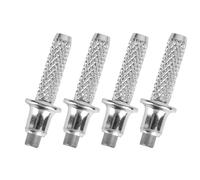 Tofficu Tungsten Steel Replacement Tips Sturdy Trekking Pole Carbide Tips 4pcs for Hiking Poles and Fishing Rods Compatible with Walking Sticks and Canes for Outdoor Hiking