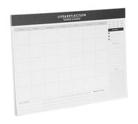 Tofficu Undated Monthly Planning Notebook A4 Size Portable Paper Monthly Calendar Sheets Blank Schedule Pad for Office and Home Use