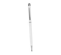Tofficu Universal Dual-function Capacitive Stylus Pen for Touchscreen Devices and Smartphones with High-precision Cloth Tip, Portable Mini Stylus for Tablets and Cell Phone Accessories, White
