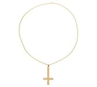 Tofficu Upside down Cross Necklace with Irritation-free Surface for Men and Women, Stainless Steel Cross Pendant and Comfortable Fit Urban Style for Daily Activities and Style Gatherings