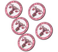 Tofficu Uterus Brooch Safety Pins for Women Nursing Badge Pin Accessories Alloy Material Portable Educational Tool Stylish and Elegant Design for Clinics and Formal Events