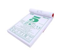 Tofficu Vietnamese Traditional Tear-off Calendar Year Horse Thick Paper Daily Lunar Solar Planner for Home Office Wall Decor with Vietnamese Cultural Elements