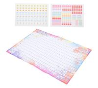 Tofficu Vintage American Style Wall Calendar English Hanging Planner with Monthly View and Blank Note Space for Office and Home Organization