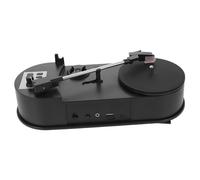 Tofficu Vintage Phonograph Record Player with Built-in Speaker Use Vinyl Turntable for Conversion Stable Performance and Disk Protection for Retro Parties and Home Music Enjoyment