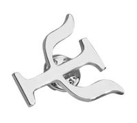 Tofficu Vintage Silver Alloy Brooch Pin with Unique Psychology Design, Fade-resistant and Versatile Use, Suitable for Bags as An Accessory for Outfit