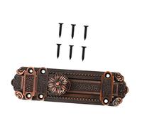 Tofficu Vintage Zinc Alloy Door Window Latch Lock Security Sliding Bolt for Internal Doors and Windows Rust-Resistant Easy to Install Decorative Antique Style