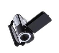 Tofficu Vlog Camera Mini Digital Video Camera with 2-inch Tft Display 16mp Interpolated Image Sensor Plastic Body Lightweight Video Camcorder Powered by 3 Aaa Batteries Black