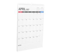 Tofficu Wall Calendar Monthly Planner with Multi Nation Holidays Hanging Calendar for Home Office Classroom Use Space Saving English Monthly Organizer for Academic and Family Scheduling