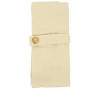 Tofficu Watch Organizer Bag Canvas Watch Roll Solid Color Design Premium Canvas Material Large Capacity Washable Stylish Travel Short Or Long Journeys Khaki Cord