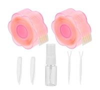 Tofficu Water-activated Lace Double Eyelid Strips 3pcs Set with Moon-shaped Rollers and 10ml Spray Bottle, Invisible Self-adhesive Eye Lift Tape for Hooded, Droopy Eyelids Makeup Supplies