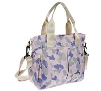 Tofficu Water-Resistant Nylon Diaper Travel Bag with Separated Dry and Wet Compartments and Bottle Warehouses, Safe Fabric, Fashionable Design for Mom and Care