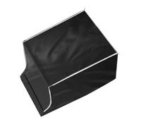 Tofficu Waterproof Washing Machine Cover and Dryer Protector, Black Oxford Cloth Laundry Accessory with Sunproof and Dustproof Features, Fits Automatic Washers 75x73x88/110cm for Home