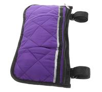 Tofficu Wheelchair Armrest Side Storage Bag Practical Carry Pouch Large Capacity Organiser Pouch with Wear-Resistant Polyester Pongee and Detachable Design for Wheelchair and Stroller