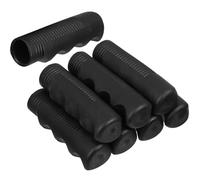 Tofficu Wheelchair Handlebar Grip Replacement 22Mm Sturdy Rubber 4 Pairs Compatible Trolleys, Walkers and Mechanical Devices for Outdoor Use