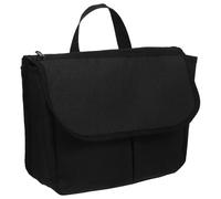 Tofficu Wheelchair Side Organizer Bag Wheelchair Armrest Bag Multi-Functional Design Adjustable Straps Large Capacity Black Polyester and Stroller Use Suitable for Elderly and People