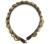 Tofficu Wig Headband Braided Hair Headband 5.11x5.89x1.57in Maintain Good Effect after Repeated Use Create Fashionable Hairstyles for Women and Unique Braid Shape for Women Random Color