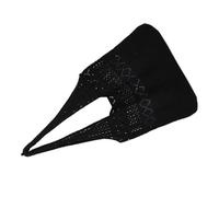 Tofficu Woman Tote Bag Storage Bag Simple Chic Polyester Lightweight Convenient to Carry Female Friends Work School Hollow-out Design