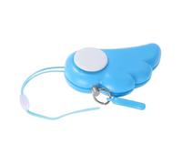 Tofficu Women Portable Safety Alarm Keychain Angel Wing Design Decorative Personal Alarm for Elderly Compact Lightweight Emergency Device for Outdoor Use Easy to Attach to Bags Keys