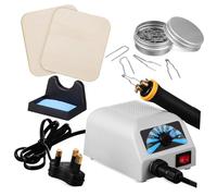 Tofficu Wood Burner Tools for Engraving and Embossing Pyrography Pen with Comfortable Grip for Wood Leather Paper Multi-Material Use Detailed Art DIY Craft Kit for Beginners and