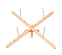 Tofficu Wooden Yarn Winder Swift Rotatable Holder for Knitting Crocheting for Home Use Enhances Yarn Management Elegant Crafting Companion Design
