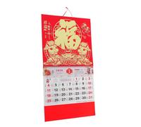 Tofficu Year of Horse Chinese Wall Calendar Traditional Lunar Almanac with Zodiac Horse Pattern Premium Paper Monthly Calendar for Home and Office Decoration Festive Spring Festival