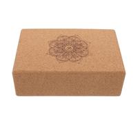 Tofficu Yoga Training Brick Cork Yoga Block Mandala Pattern for Stretch Exercise, Abdominal Muscle Training and Body Relaxation