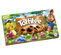 Toffifee Chewy Nougat Caramel Cups With Hazelnut & Smooth Chocolate Treats Easter Sleeve, 45 Pieces, Perfect for Easter Gifting, 375 g Sleeve (Pack of 1)