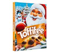 Toffifee Christmas Sleeve, Chewy Nougat Caramel Cups With Hazelnut & Smooth Chocolate Treats, Festive Holiday Edition, 30 Cups, 250 g Sleeve (Pack of 1)