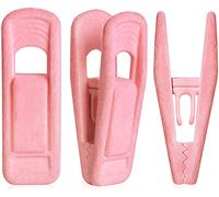 TOFIIGREM Pink Velvet Hangers - 40 PCS Premium Non-Slip Strong Finger Clips for Suit, Skirt, Pant Clothes