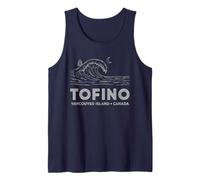 Tofino Canada Vancouver Island Chill Nature Waves Pine Trees Tank Top