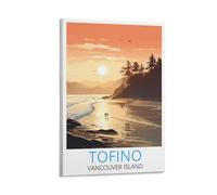 Tofino Vancouver Island Vintage Travel Posters 20x30inch(50x75cm) Canvas Print for Living Room, Bedroom, Dorm, Home, Office Wall Decoration