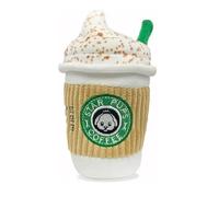 TOFINZO Squeaky Dog Toy, Birthday Present, Coffee Soft Plush, Toys for Small Dogs and Puppies From 8 Weeks