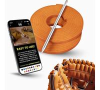 TOFL Baseball and Softball Glove Lacing Needle | Glove and Mitt Repair | Leather Lacing Needle for Crafts and Expanding The Sides of Leather Vests or Hanging PicturesOrange