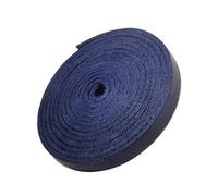TOFL Genuine Top-Grain Leather Strap,72 Inches Long,3/8 Inch Wide,1/8 Inch Thick (7-8 oz),1 Leather Strip for DIY Arts & Craft Projects, Clothing, Jewelry, Wrapping, Dark Navy Blue, 3/8 Inch Wide