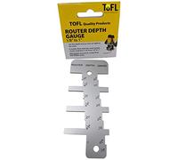 TOFL Router Depth Gauge - Easy Bit Depth Measuring Tool for Hobbyist Woodworking and DIY Projects
