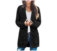 TOFOTL Ladies Winter Cardigans Womens Knitwear Elegant Woman Lady Sweater Wedding Shrugs and Wraps Edge Top Cotton Cardigans for Women UK
