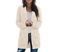 TOFOTL Ladies Winter Cardigans Womens Knitwear Elegant Woman Lady Sweater Wedding Shrugs and Wraps Edge Top Cotton Cardigans for Women UK