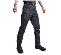 TOFOTL Work Trousers Men Designer Retro Outdoor Work Stretch Relaxed Waterproof with Pockets Pants Cargo Pants Labour Stretch Fit Leisure Luxury Duty Gray