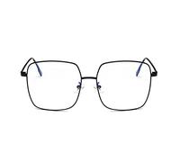 Tofox Blue Light Blocking Glasses Metal Square Frame Eyewear Anti-Fatigue Men Women