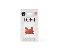 TOFT | Edwards Menagerie | Mini Credric The Crab Crochet Kit | Luxury Pure Wool | Beginner Friendly