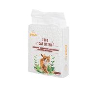 Tofu Cat Litter Clumping 2.5Kg/6L Premium Eco Friendly Toilet Flushable Easy Clumping Tofu Litter Biodegradable Chemical Free Super Absorbent (Original)