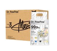 Tofu Cat Litter, Dr. PawPaw Clumping Cat Litter, Natural Tofu Scent 18 lb, Dust-Free Keep Kitty Tidy, Superior Odor Control Keep Step Fresh